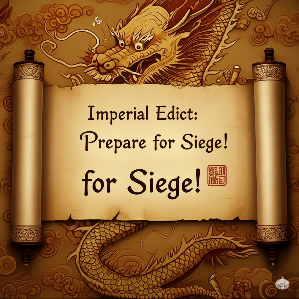 Imperial Decree! Prepare for Siege!